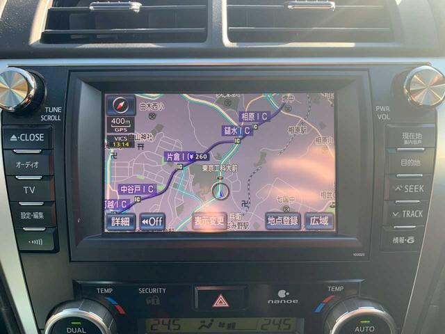 カムリ ハイブリッド　レザーパッケージ　メーカーナビＴＶ／ブラックレザー／クルーズコントロール／パワーシート／前席シートヒーター／ワンオーナー／禁煙車（12枚目）