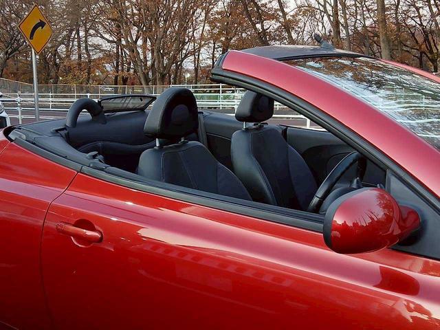 マイクラＣ＋Ｃ ベースグレード　純正ナビ／ＥＴＣ／シートヒーター／ドラレコ／社外キーレス／電動オープン／ハーフレザー（5枚目）