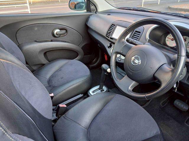 マイクラＣ＋Ｃ ベースグレード　純正ナビ／ＥＴＣ／シートヒーター／ドラレコ／社外キーレス／電動オープン／ハーフレザー（9枚目）