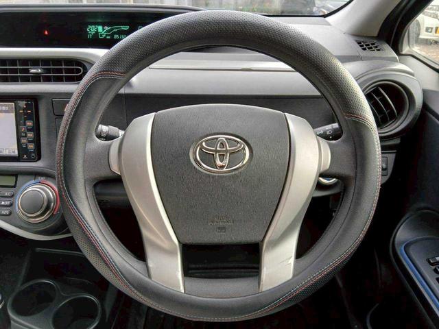 アクア S 純正7インチナビ/TV/ETC/プッシュスタート/オートエアコン(9枚目)