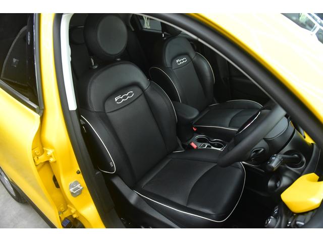５００Ｘ ポップスター　プラス　革シート、純正ＡＷ、バックカメラ、ＥＴＣ、明るいイエローで元気が出るカラーです♪（7枚目）