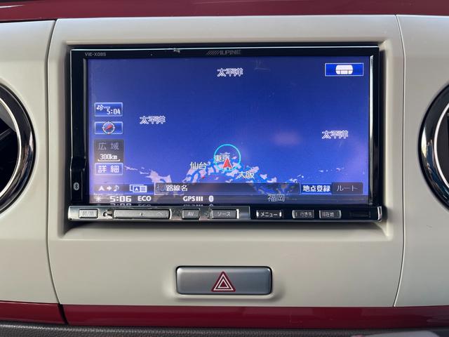 アルトラパンショコラ Ｘ　【１２か月ライト保証】４ＷＤ　スマートキー２個　社外ナビ　フルセグＴＶ　ＨＩＤヘッドライト　ショコラ専用レーザー調シート　１４インチアルミホイール　シートヒーターアイドリングストップ（17枚目）