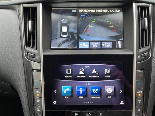 スカイライン ３５０ＧＴ　ハイブリッド　タイプＰ　【１２か月ライト保証】純正ナビ　フルセグＴＶ　アラウンドビューモニター　エマージェンシーブレーキ　ＥＴＣ　純正１７ＡＷ　インテリジェントキー２個　ＬＥＤヘッドランプ　ブラックレザーシート（19枚目）