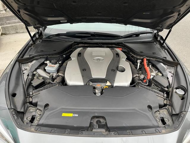 スカイライン ３５０ＧＴ　ハイブリッド　タイプＰ　【１２か月ライト保証】純正ナビ　フルセグＴＶ　アラウンドビューモニター　エマージェンシーブレーキ　ＥＴＣ　純正１７ＡＷ　インテリジェントキー２個　ＬＥＤヘッドランプ　ブラックレザーシート（57枚目）