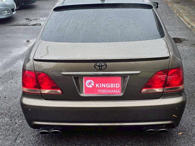 クラウン アスリート プレミアムエディション IDEAL製エアサス・BMWブラウンオールペン車・VsKf 19inAW・エムゲインFRエアロ・スリーキャッツマフラー・サンルーフ・バックカメラ・ETC・レクサスシフトノブ・エアサスリモコン(7枚目)