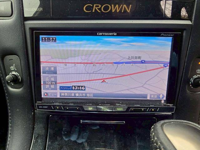 クラウン アスリート プレミアムエディション IDEAL製エアサス・BMWブラウンオールペン車・VsKf 19inAW・エムゲインFRエアロ・スリーキャッツマフラー・サンルーフ・バックカメラ・ETC・レクサスシフトノブ・エアサスリモコン(35枚目)