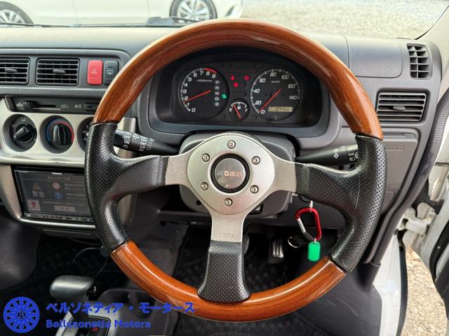 バモス Ｍ　ｍｏｍｏハンドル／キーレス／ナビ／バックモニター／社外ＡＷ／禁煙／純正ハンドル／走行７５０００Ｋｍ／車検Ｒ９．１１（24枚目）