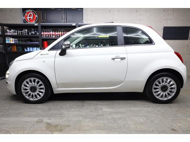 ５００Ｃ ツインエア　ドルチェヴィータ　右ハンドル　４人乗り　レッドソフトトップ　１５インチＡＷ　５速デュアロジック　純正ディスプレイオーディオ　ステアリングスイッチ　ＥＴＣ（9枚目）
