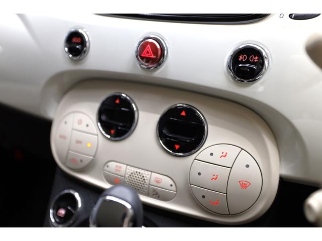 ５００Ｃ ツインエア　ドルチェヴィータ　右ハンドル　４人乗り　レッドソフトトップ　１５インチＡＷ　５速デュアロジック　純正ディスプレイオーディオ　ステアリングスイッチ　ＥＴＣ（30枚目）