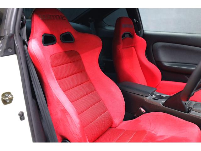 シルビア スペックR VERTEXlANGフルエアロ TEIN車高調 HKSマフラー ルーフエンドスポイラー トランクスポイラー カーボンボンネットGPスポーツワイドフェンダー ガナドールミラー BRIDEシート2脚(22枚目)