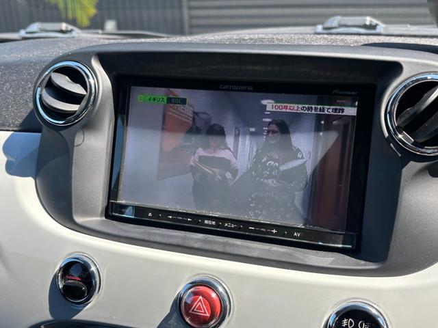 アバルト５９５ ツーリズモ　黒革シート　純正１７インチアルミホイール　ナビ　ＴＶ　ＥＴＣ　ＨＩＤヘッドライト　フォグランプ　パドルシフト　ブーストメーター（12枚目）