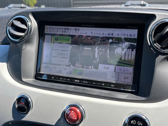 アバルト５９５ ツーリズモ　黒革シート　純正１７インチアルミホイール　ナビ　ＴＶ　ＥＴＣ　ＨＩＤヘッドライト　フォグランプ　パドルシフト　ブーストメーター（13枚目）