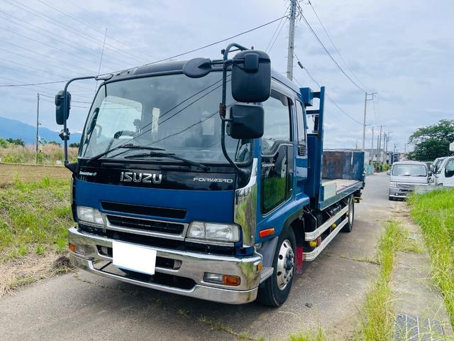 フォワード ローダーセルフローダー　ラジコン　車両重量６，３９０ｋｇ車両総重量１３，３００ｋｇ車体寸法全長　８，０２０ｍｍ　×　全幅　２，３８０ｍｍ　×　全高　２，５３０ｍｍ原動機の型式	６ＨＫ１最大積載量６，８００ｋｇ（3枚目）