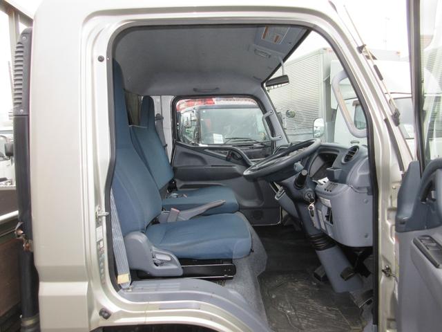 キャンター 　全低床　ワイドロング　木製煽り　木床（5枚目）