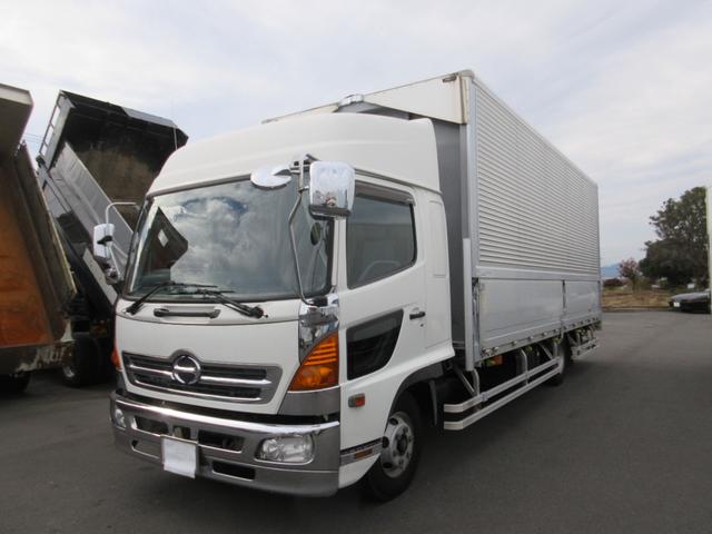 ヒノレンジャー 　アルミウィング　木床　ラッシング２段　Ｒエアサス（3枚目）