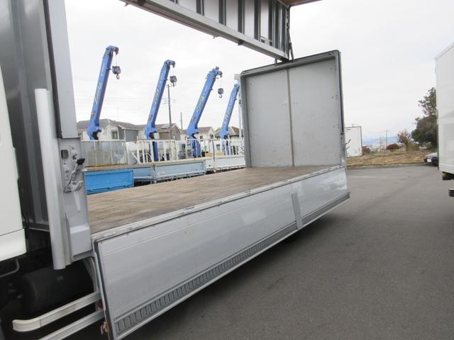 ヒノレンジャー 　アルミウィング　木床　ラッシング２段　Ｒエアサス（14枚目）