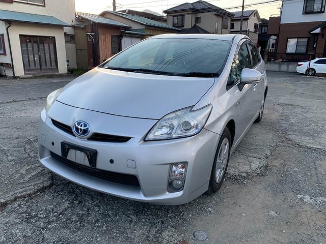 プリウス G 衝突安全ボディ Aストップ スマ-トキ- パワーステアリング エアバック サイドエアバック AAC クルコン イモビライザー ESC キーフリーシステム パワーウィンドウ ABS WエアバッグETC(7枚目)