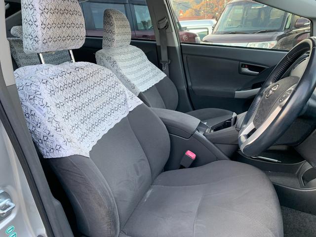 プリウス S アイドリングストップ搭載 インテリキー デュアルエアバック エアB イモビライザー AUTOエアコン 横スベリ防止 衝突安全ボディ ABS サイドエアバッグ パワーウィンドウ ETTC(31枚目)