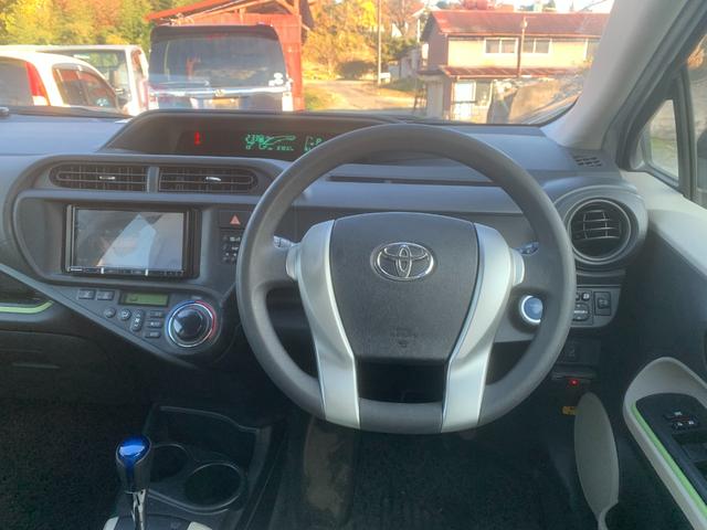 アクア Ｓ　エンジンスターター　格納ミラー　キーレスエントリ　安全ボディ　オートエアコン　デュアルエアバック　ＥＳＣ　パワーウィンドウ　ＥＴＣ　ＳＲＳ　パワーステアリング　ＡＢＳ　アイストップ　ＥＴＣ（27枚目）