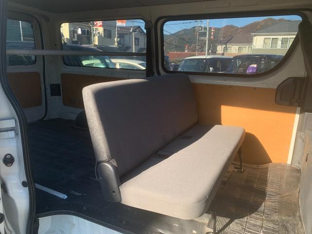 ハイエースバン ロングDX GLパッケージ パワーウインド Wエアバック バックカメラ付き パワステ AC SRS ETC バックカメラ(27枚目)