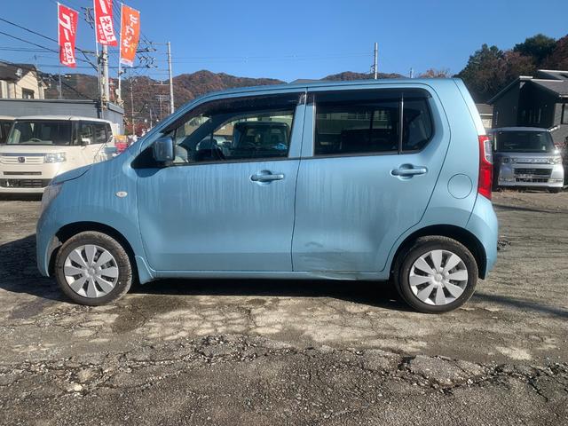 ワゴンＲ ＦＸ　ＥＴＣ　シ－トヒ－タ－　Ａストップ　盗難防止　ＡＵＴＯエアコン　Ｗエアバッグ　フルフラット　キーレス　ＡＢＳ　エアバック　パワーウィンド　ベンチ　パワステ　衝突安全ボディ（6枚目）