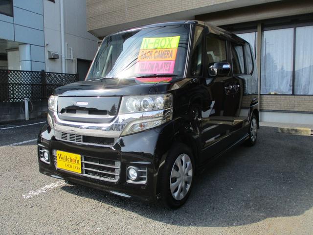 Ｎ－ＢＯＸカスタム Ｇ　バックカメラ　ドライブレコーダー前後　ＭＵＧＥＮフロアマット　ＭＵＧＥＮバイザー　ＭＵＧＥＮフロントグリル　純正セキュリティー　ＥＣＯＮ　取説　メンテナンスノート　フルエアロ　キーレスエントリー（5枚目）