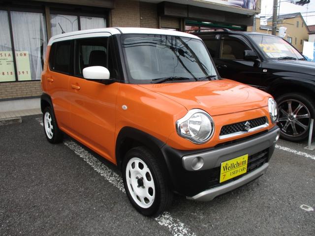 ハスラー G AUTO STOP ene-CHARGE DVD CD SDナビ ETC キーレス 純正セキュリティー 取説 メンテナンス 追突軽減ブレーキサポート シートヒーター Bluetooth ハロゲンランプ(6枚目)