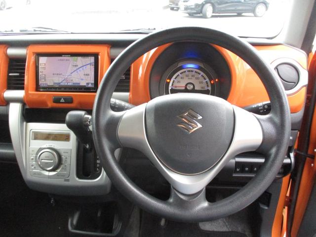 ハスラー G AUTO STOP ene-CHARGE DVD CD SDナビ ETC キーレス 純正セキュリティー 取説 メンテナンス 追突軽減ブレーキサポート シートヒーター Bluetooth ハロゲンランプ(16枚目)