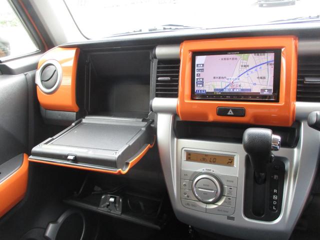 ハスラー G AUTO STOP ene-CHARGE DVD CD SDナビ ETC キーレス 純正セキュリティー 取説 メンテナンス 追突軽減ブレーキサポート シートヒーター Bluetooth ハロゲンランプ(19枚目)