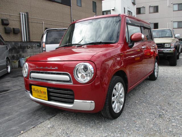 アルトラパンショコラ G スマートフォン連携ナビゲーション仕様車 14インチAW バックカメラ HIDヘッドランプ AUTO STOP レザーシート USB SD 取説 メンテナンスノート Bluetooth プッシュスタート(4枚目)