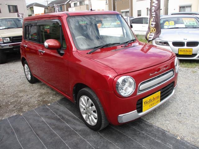 アルトラパンショコラ G スマートフォン連携ナビゲーション仕様車 14インチAW バックカメラ HIDヘッドランプ AUTO STOP レザーシート USB SD 取説 メンテナンスノート Bluetooth プッシュスタート(6枚目)