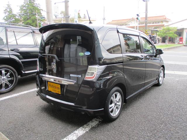 フリードハイブリッド ジャストセレクション 15インチアルミ バックカメラ HIDヘッドランプ 純正セキュリティー ETC Bluetooth 取説 メンテナンスノート HDD フルセグTV DVD CD キーレスECON 片側電動スライドドア(8枚目)