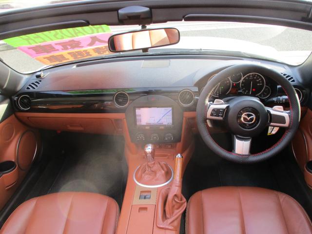 ロードスター ＶＳ　１６インチアルミ　ＥＴＣ　ＨＩＤヘッドライト　フォグライト　パドルシフト　フルセグＴＶ　Ｂｌｕｅｔｏｏｔｈ　シートヒーター　ＤＶＤ　ＣＤ　本革シート　アドバンスキー（12枚目）