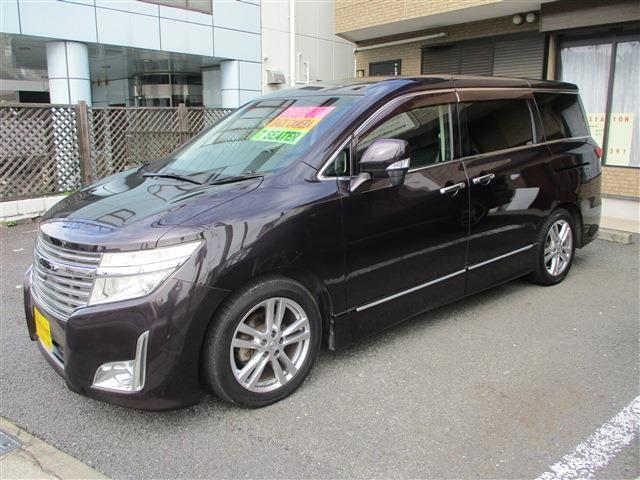 エルグランド ３５０ハイウェイスター　１８ＡＷ　ＥＴＣ　ＨＩＤヘッドランプ　フォグ　両側パワースライド　ドア　バックカメラ　サンシェード　ＣＬＥＡＮ　取説　ハーフレザーシート　ＨＤＤナビ　Ｂｌｕｅｔｏｏｔｈ　ｎｉｓｕｍｏマフラー（12枚目）