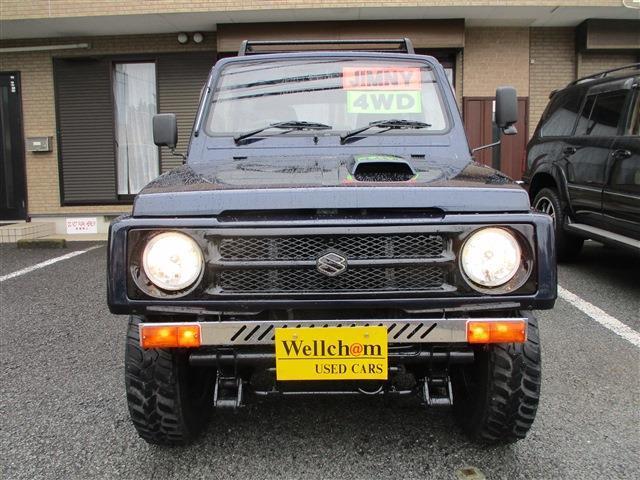 ジムニー ワイルドウインドリミテッド　４ＷＤ　１６ＡＷ　社外キーレス　純正ルーフラック　ＮＴＳ製　ステンレスサイドパネル　背面タイヤ　ＭＯＭＯステアリング　社外フロントバンパー（29枚目）