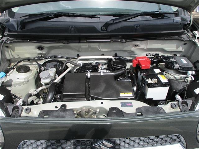 ハスラー Ｇ　１５ＡＷ　ＥＴＣ　ＡＵＴＯ　ＳＴＯＰ　追突軽ブレーキサポート　ＤＶＤ　ＣＤ　ワンセグＴＶ　純正セキュリティ―　シートヒーター　取説　メンテナンスノート　ハロゲンヘッドランプ（4枚目）