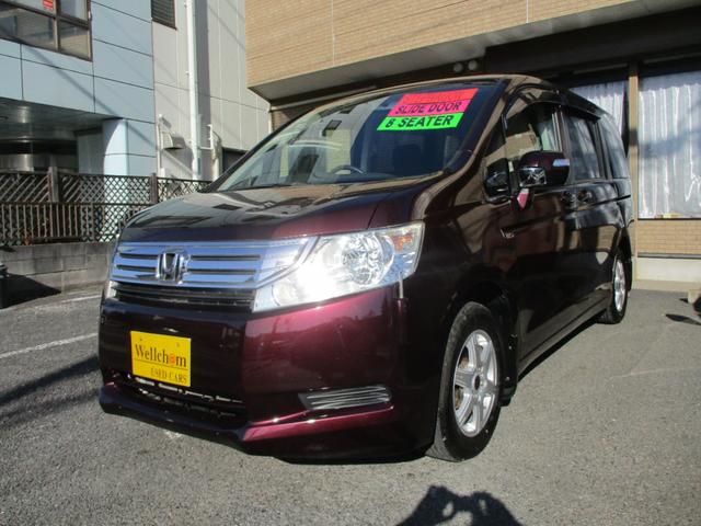 ステップワゴン Ｇ　１５ＡＷ　ハロゲンヘッドランプ　ドアミラーウィンカー　ＥＴＣ　ＣＤ　ＥＣＯＮ　純正セキュリティー　両側スライドドア（4枚目）