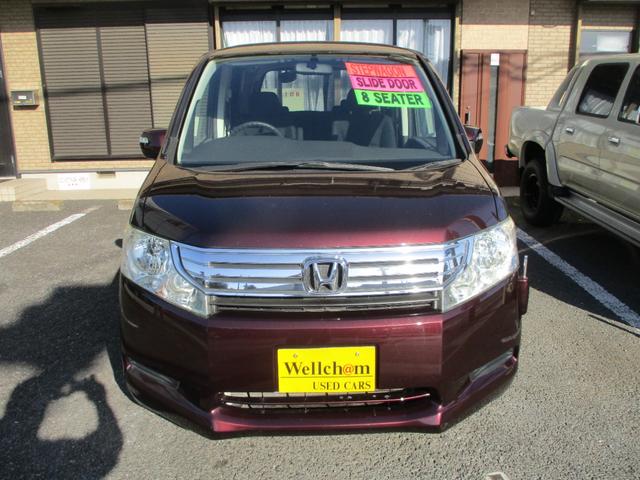 ステップワゴン Ｇ　１５ＡＷ　ハロゲンヘッドランプ　ドアミラーウィンカー　ＥＴＣ　ＣＤ　ＥＣＯＮ　純正セキュリティー　両側スライドドア（5枚目）