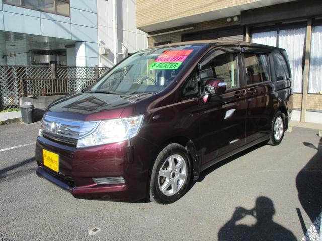 ステップワゴン Ｇ　１５ＡＷ　ハロゲンヘッドランプ　ドアミラーウィンカー　ＥＴＣ　ＣＤ　ＥＣＯＮ　純正セキュリティー　両側スライドドア（11枚目）