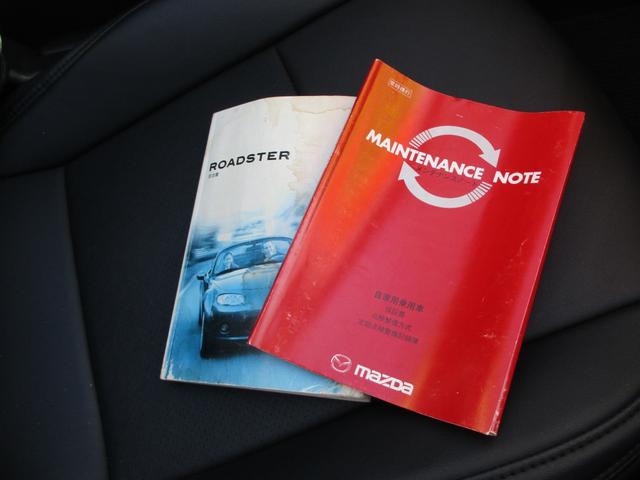 ロードスター ロードスター　１６ＡＷ　ドライブレコーダー　取説　メンテナンスノート　ＢＯＳＥ　ＥＴＣ　フォグランプ　純正ユーロテール（19枚目）