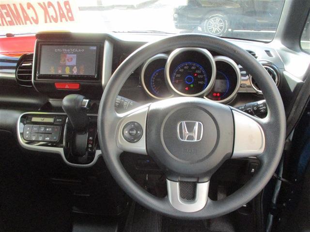 Ｎ－ＢＯＸカスタム Ｇ・Ｌパッケージ　１４ＡＷ　ＨＩＤヘッドランプ　バックカメラ　純正セキュリティー　ＥＣＯＮ　ＭＯＤＥ　ＥＴＣ　ワンセグＴＶ　ＤＶＤ　ＣＤ　ＳＤ　ＵＳＢ　取説　片側電動パワースライドドア（14枚目）