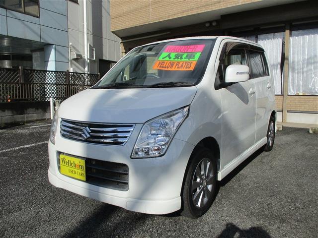 ワゴンＲ ＦＸリミテッド　１４ＡＷ　ＨＩＤヘッドランプ　純正セキュリティー　キーレス　バックカメラ　取説　プッシュ　スタート　ＡＵＴＯライト　ＥＴＣ（5枚目）