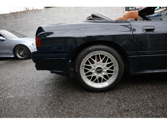サバンナＲＸ－７ カブリオレ　稀少カラー／純正５速／実走行／ＥＣＵチューン／フジツボマフラー／クスコタワーバー／ローダウン／ＢＢＳ１７インチ／オープン動作ＯＫ／エアコン修理済み／キャメルレザーシート＆ヘッドレストスピーカー（14枚目）