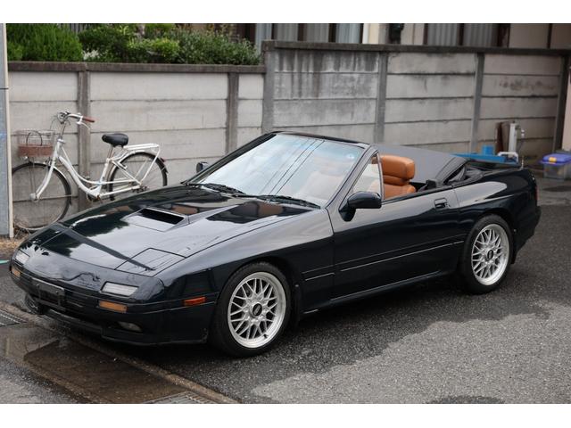 サバンナＲＸ－７ カブリオレ　稀少カラー／純正５速／実走行／ＥＣＵチューン／フジツボマフラー／クスコタワーバー／ローダウン／ＢＢＳ１７インチ／オープン動作ＯＫ／エアコン修理済み／キャメルレザーシート＆ヘッドレストスピーカー（15枚目）