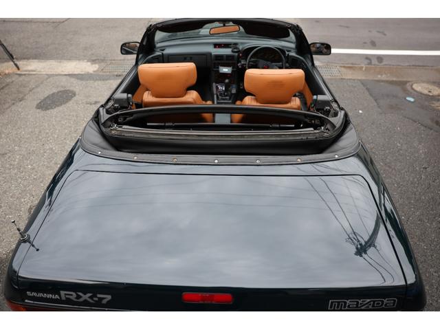 サバンナＲＸ－７ カブリオレ　稀少カラー／純正５速／実走行／ＥＣＵチューン／フジツボマフラー／クスコタワーバー／ローダウン／ＢＢＳ１７インチ／オープン動作ＯＫ／エアコン修理済み／キャメルレザーシート＆ヘッドレストスピーカー（22枚目）