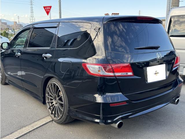 オデッセイ Ｍエアロパッケージ　ナビテレビ　車高調　社外アルミホイール　パワーステアリング　パワーウィンドウ　ダブルエアコン　運転席助手席エアバッグ　ＡＢＳ　横滑り防止装置　キーフリー　フルフラット　衝突安全ボディ（3枚目）
