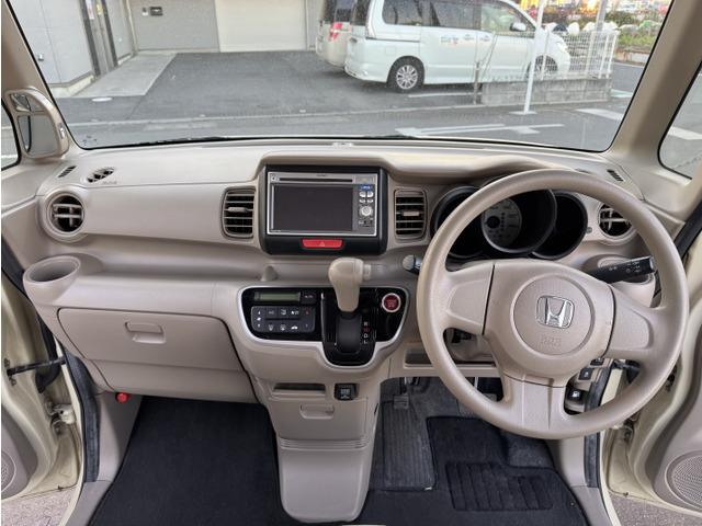 N-BOX G PW ABS パワーステアリング アイドリングストップ車 エアB キーフリーシステム WエアB フロントベンチシート イモビライザー AUTOエアコン スマキ-(4枚目)