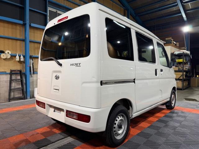 ハイゼットカーゴ ＤＸ　禁煙車・記録簿・４速オートマ・パワーウインドウ・キーレス・プライバシーガラス・荷室マット新品・両側スライドドア・フルフラットシート・保証書・取説（13枚目）
