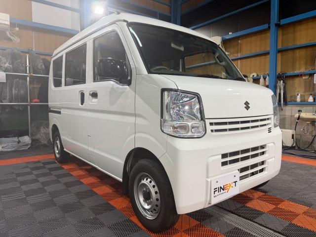エブリイ ＰＣ　ワンオーナー・禁煙車・記録簿・４速オートマ・デュアルカメラブレーキサポート・衝突被害軽減ブレーキ・パワーウインドウ・キーレス・プライバシーガラス・保証書・取説（7枚目）