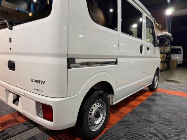 エブリイ ＰＣ　ワンオーナー・禁煙車・記録簿・４速オートマ・デュアルカメラブレーキサポート・衝突被害軽減ブレーキ・パワーウインドウ・キーレス・プライバシーガラス・保証書・取説（29枚目）